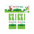 Jack & The Beanstalk Theme Napkin Rings THEME PARTIES Pretty UR Party