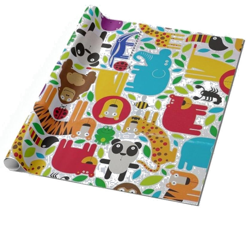 Jungle Wrapping Paper 02 (Pack of 5)
