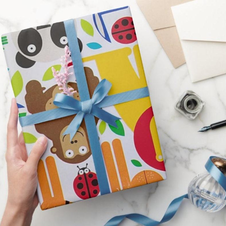 Jungle Wrapping Paper 02 (Pack of 5) ACCESSORIES Pretty UR Party