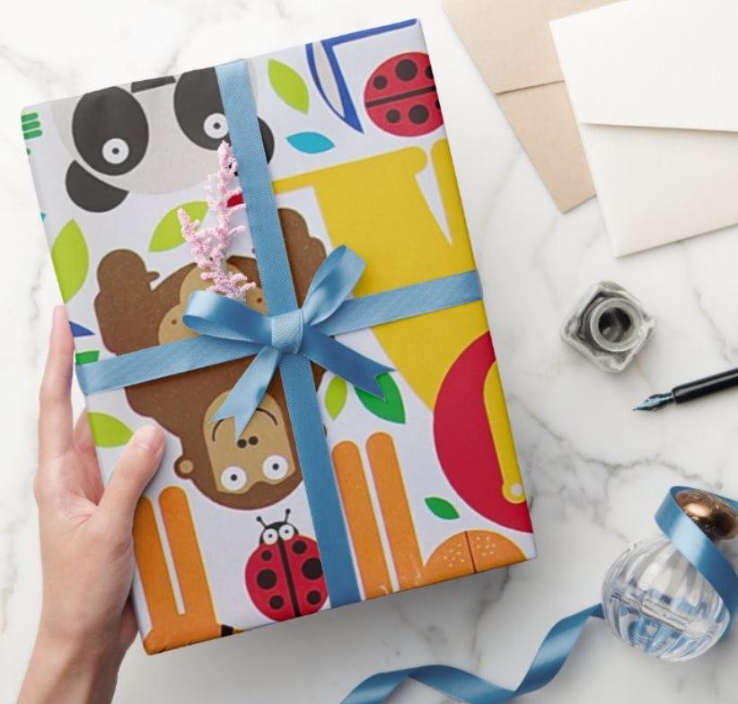 Jungle Wrapping Paper 02 (Pack of 5) ACCESSORIES Pretty UR Party