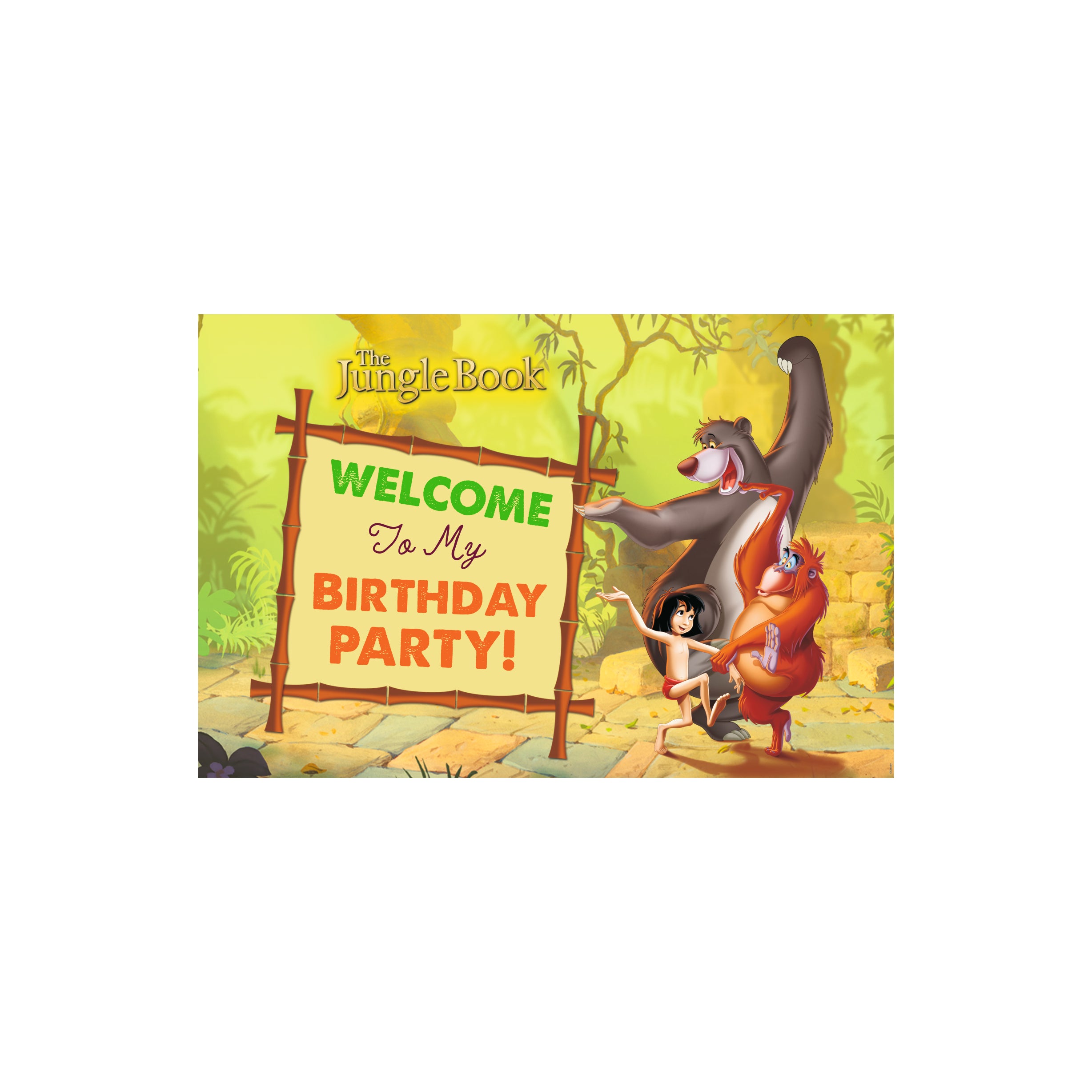 Disney The Jungle Book Party Decorations Kit - 80 pieces combo pack THEME PARTIES Pretty UR Party