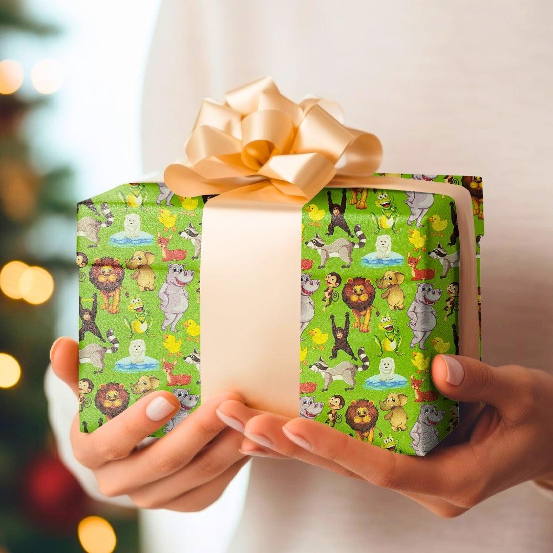 Jungle theme Wrapping paper (pack of 5) RETURN GIFTS Pretty UR Party