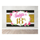 Kate Spade Theme Backdrop PERSONALISED Pretty UR Party