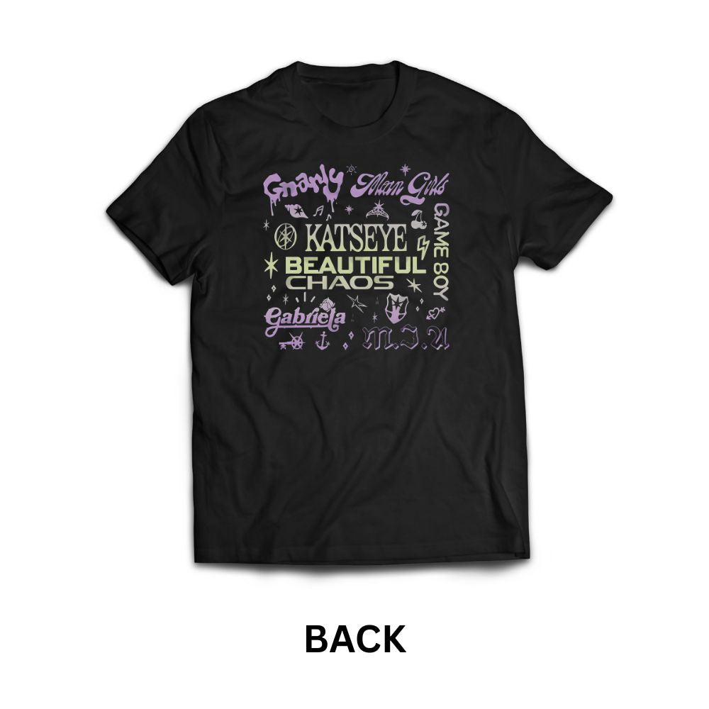 Katseye themed T-shirt Double sided Katseye themed T-shirt Double sided