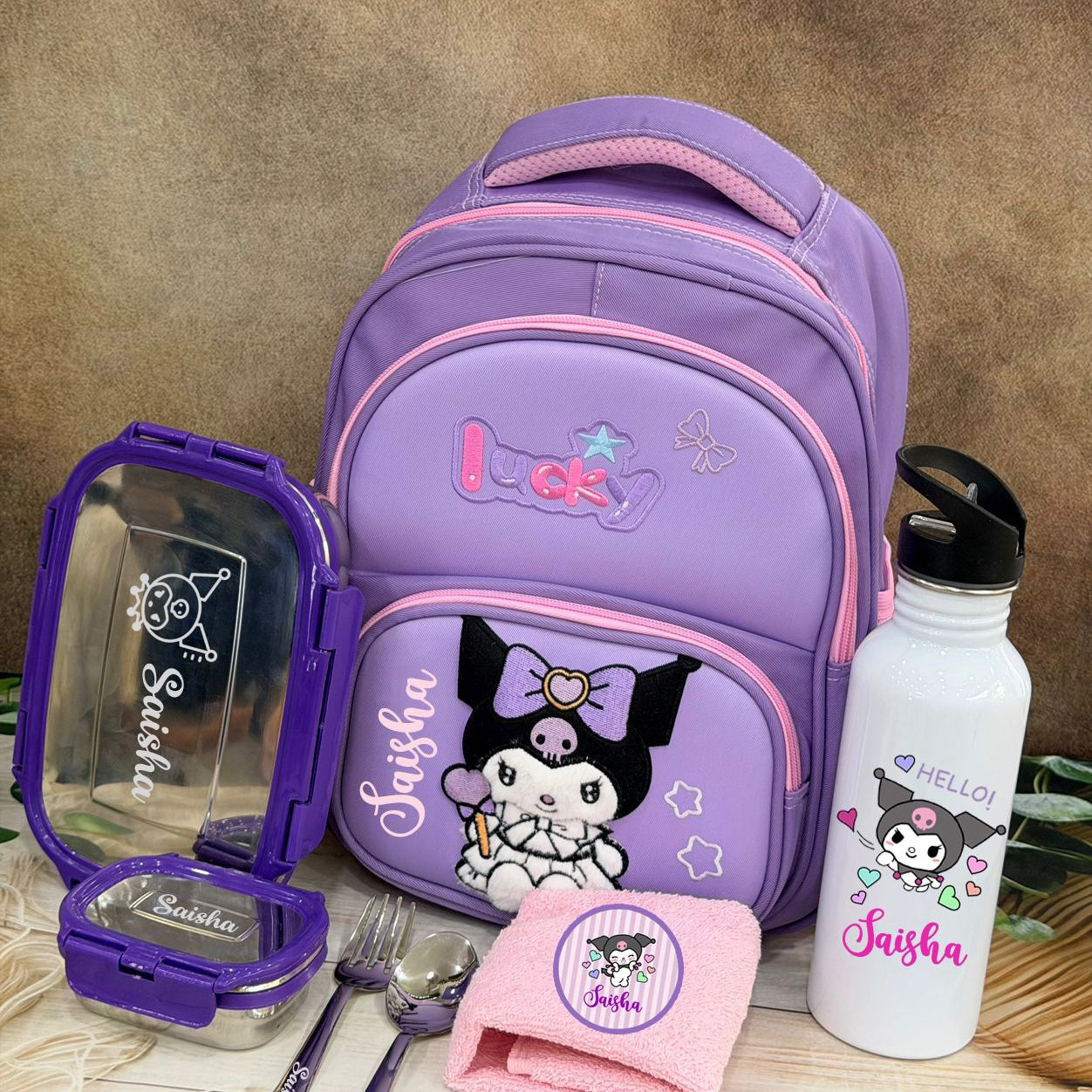 Personalised School Bag Combo Personalised School Bag Combo