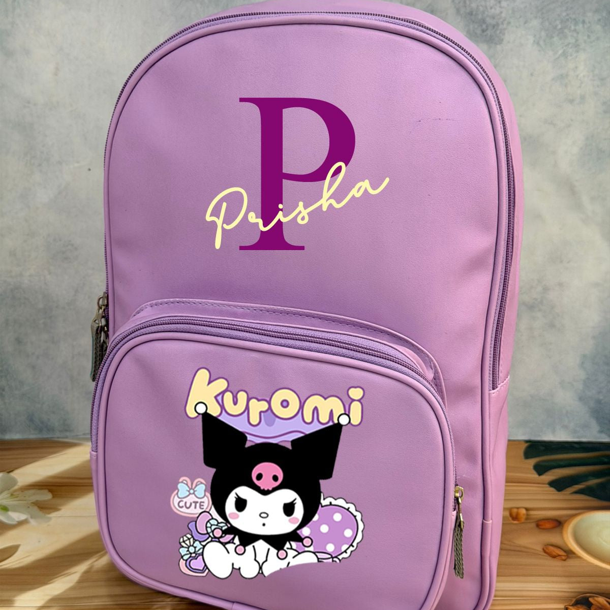 Personalised Backpack with Initial and Name Personalised Backpack with Initial and Name