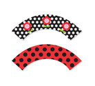 Lady Bug Cupcake Wrappers THEME PARTIES Pretty UR Party