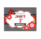 Lady Bug Entrance Banner / Door Sign THEME PARTIES Pretty UR Party