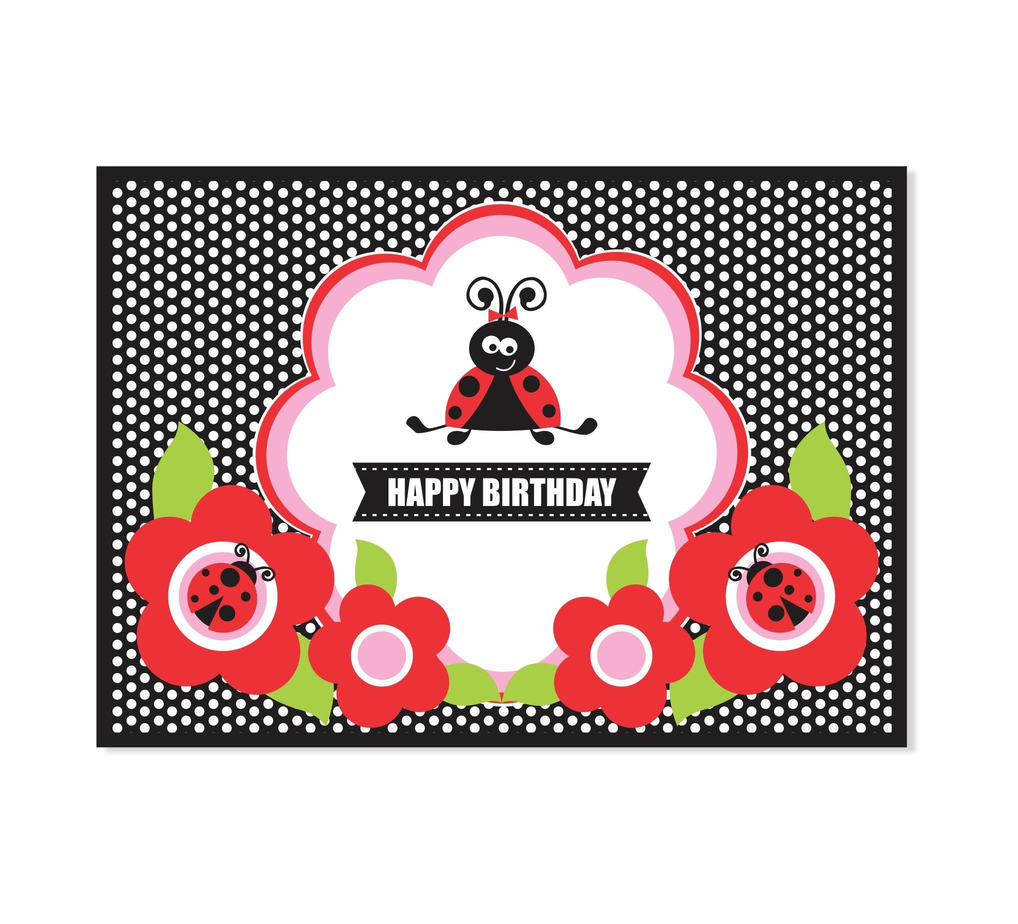 Lady Bug  Table Mats THEME PARTIES Pretty UR Party