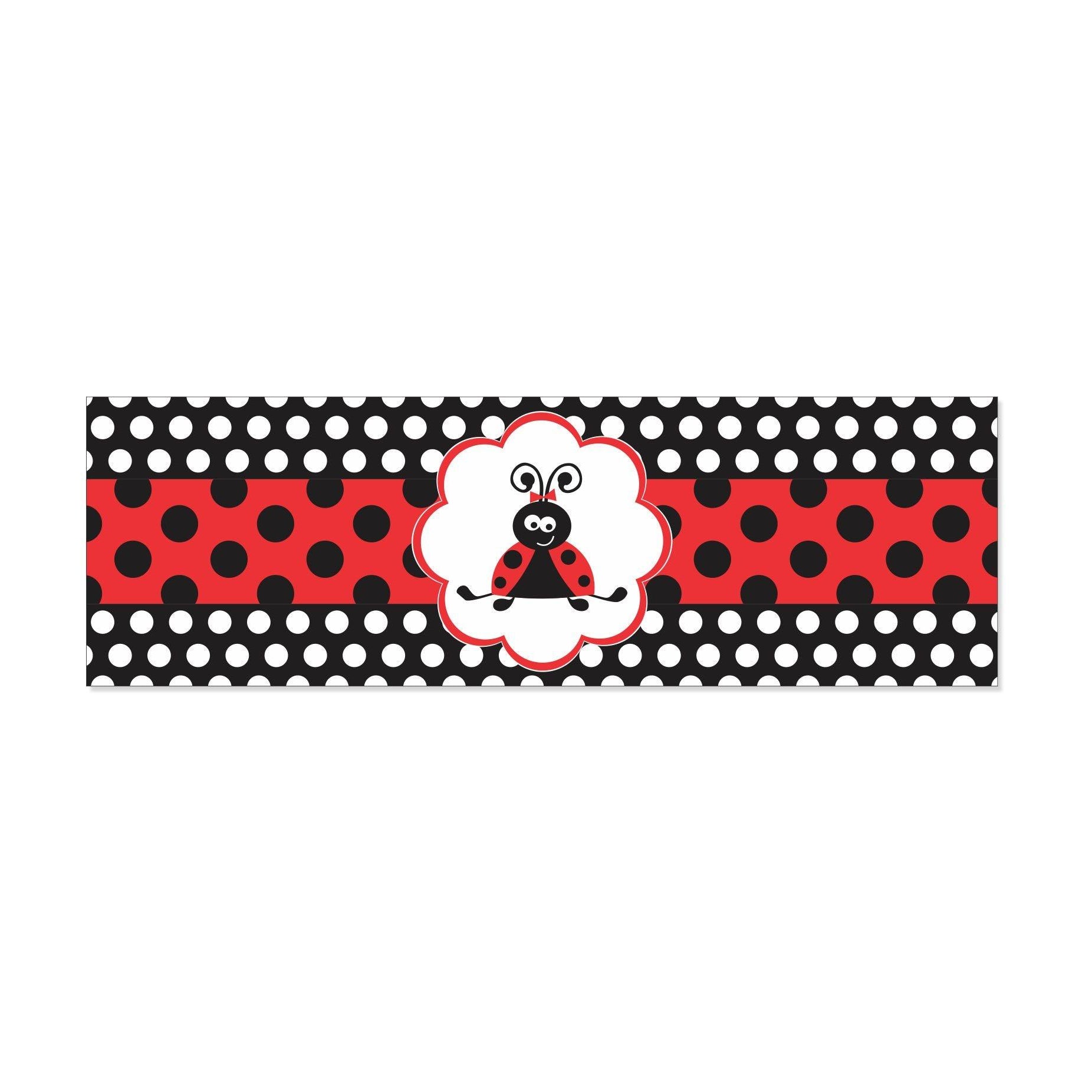 Lady Bug Wrist Bands - Pack of 10 THEME PARTIES Pretty UR Party