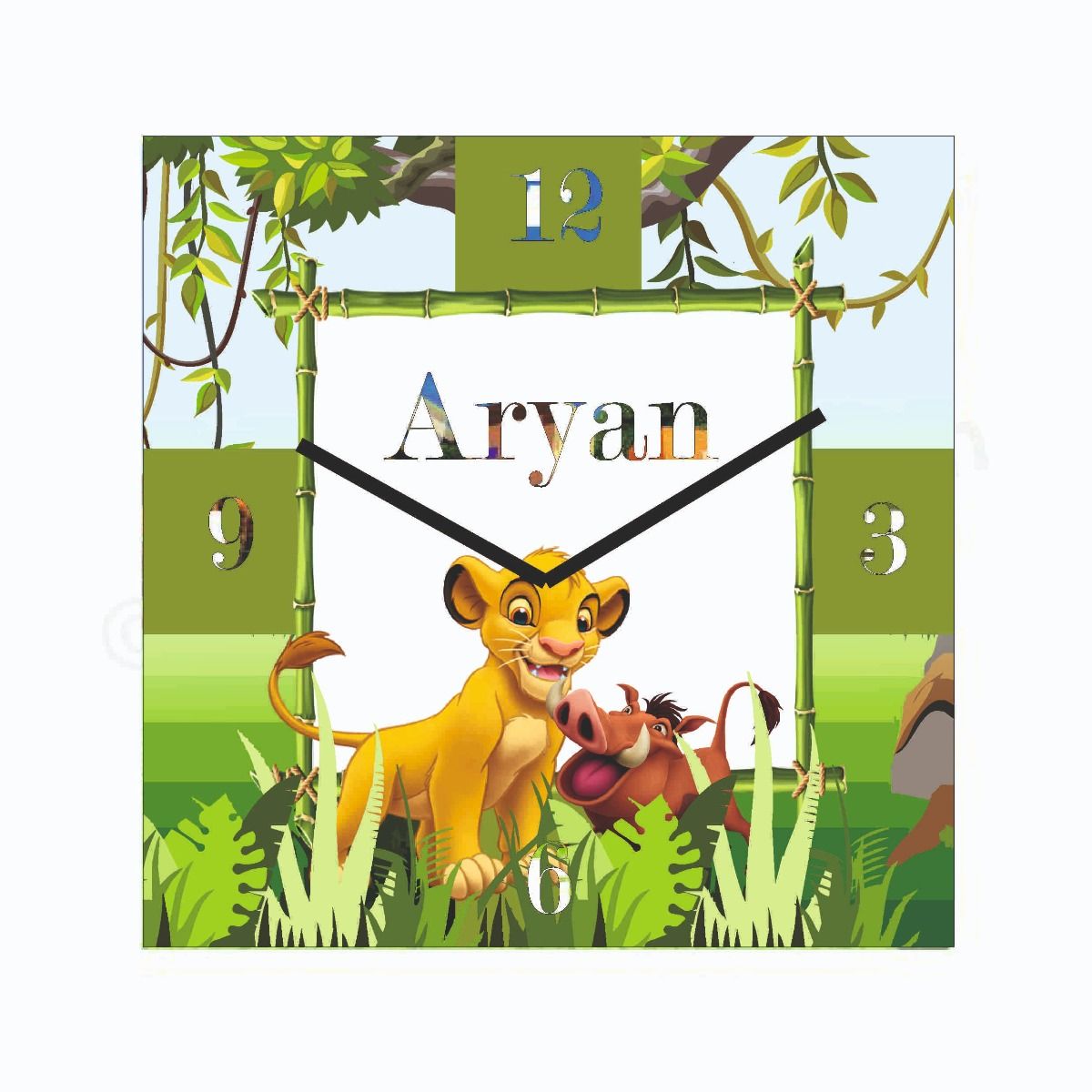 Personalized Lion King Clock RETURN GIFTS Pretty UR Party