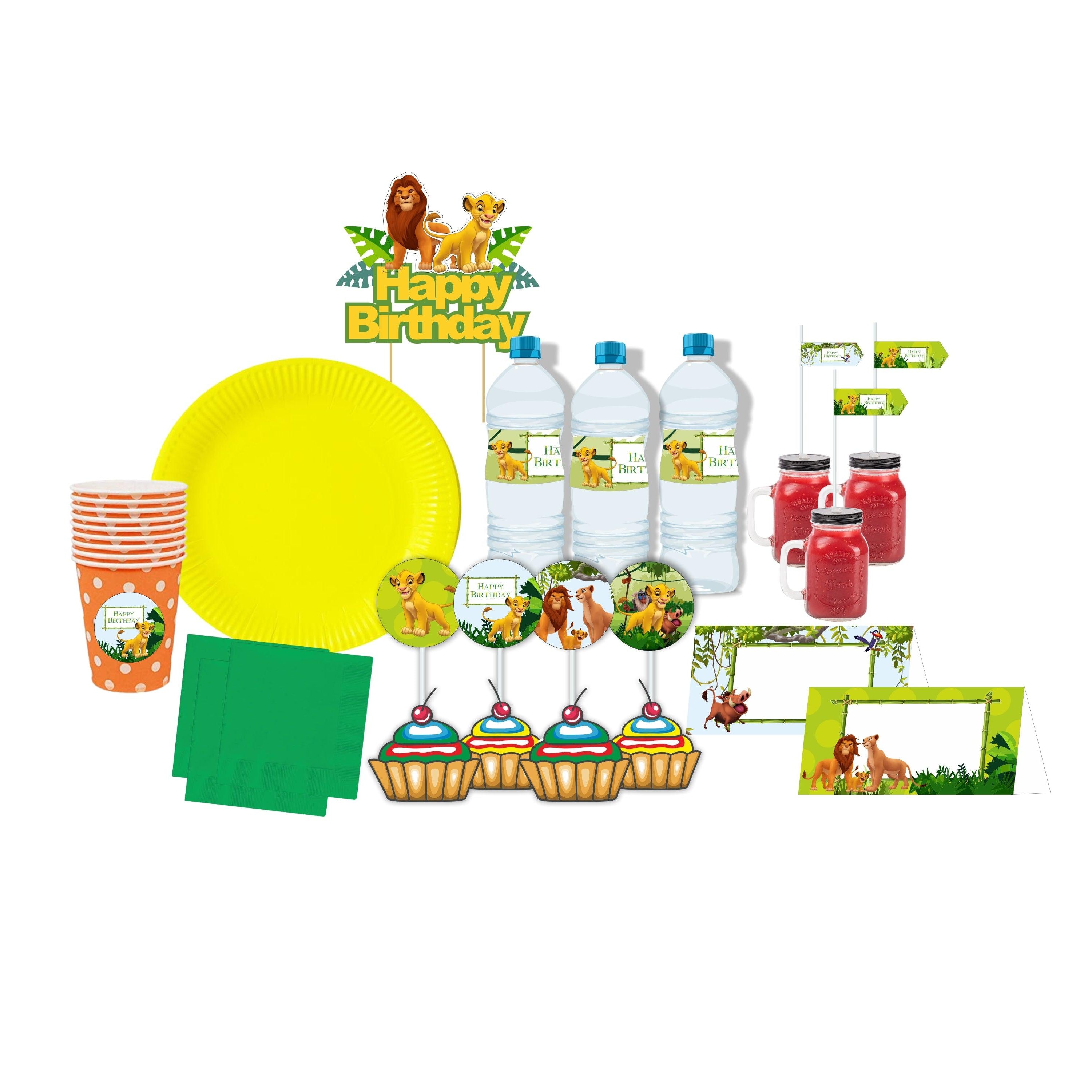 Lion King Tableware Package - 67 pieces Pack TABLEWARE Pretty UR Party
