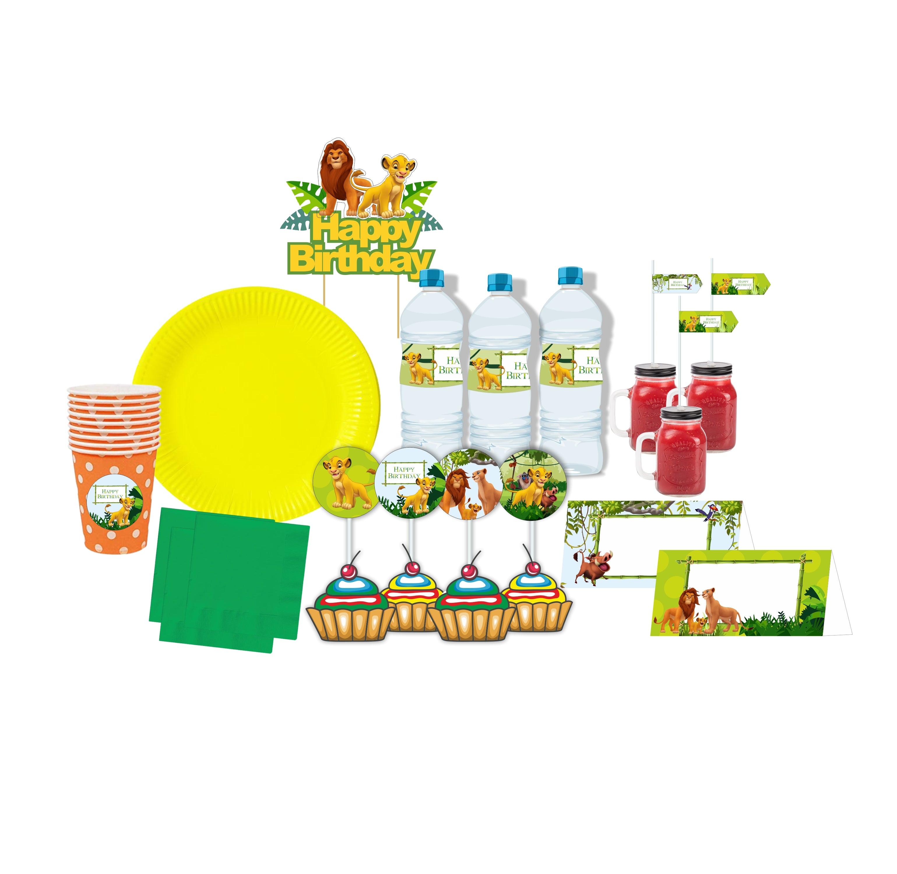 Lion King Tableware Package - 67 pieces Pack TABLEWARE Pretty UR Party