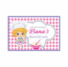 Little Baker Theme Entrance Banner / Door Sign THEME PARTIES Pretty UR Party