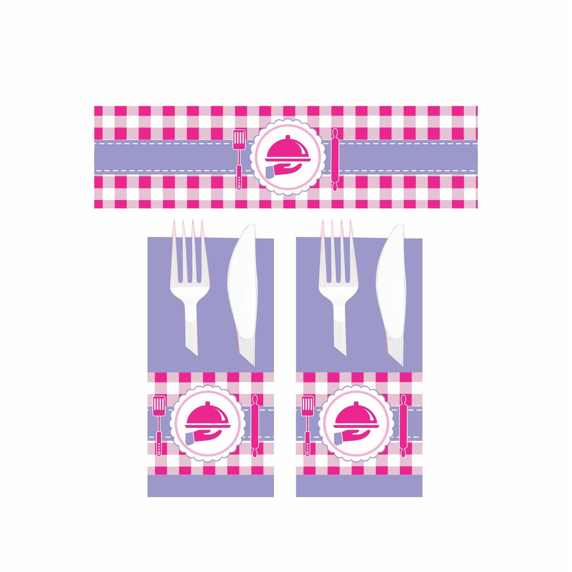 Little Baker Theme Napkin Rings THEME PARTIES Pretty UR Party