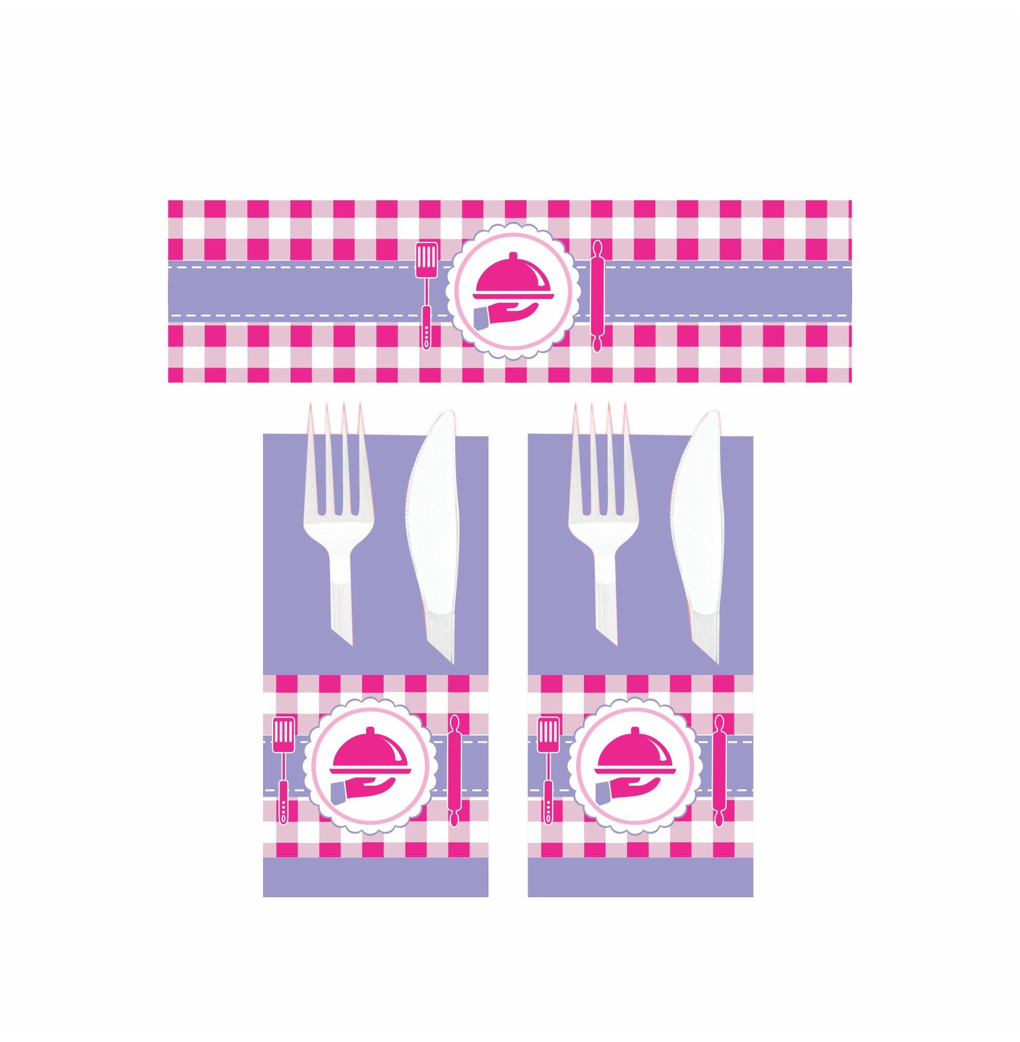 Little Baker Theme Napkin Rings THEME PARTIES Pretty UR Party