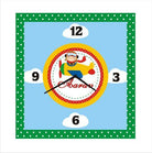 Personalised Little Aviator  Clock THEME PARTIES Pretty UR Party