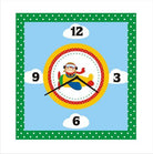 Personalised Little Aviator  Clock THEME PARTIES Pretty UR Party