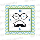 Personalised Little Man Clock THEME PARTIES Pretty UR Party