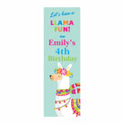 Llama Theme Door Banner THEME PARTIES Pretty UR Party