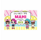 LOL Surprise Theme Backdrop PERSONALISED Pretty UR Party