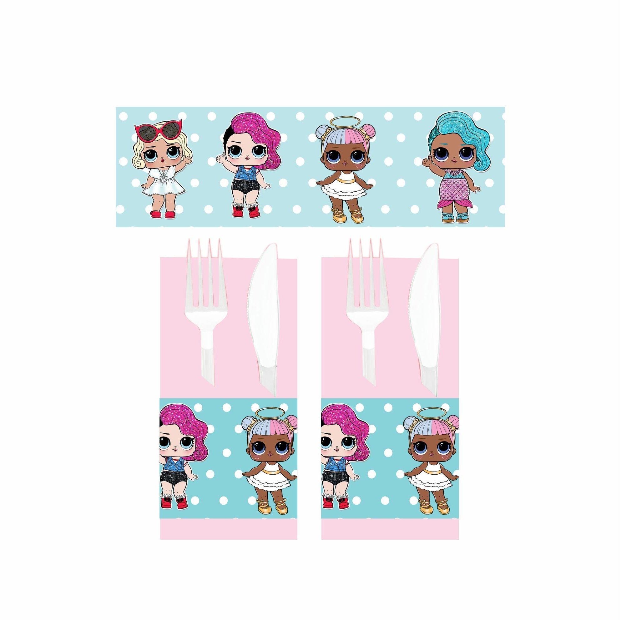 LOL Surprise Theme Napkin Rings THEME PARTIES Pretty UR Party