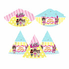 LOL Surprise Theme Hats - Pack of 10 THEME PARTIES Pretty UR Party