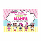 LOL Surprise Theme Entrance Banner / Door Sign THEME PARTIES Pretty UR Party