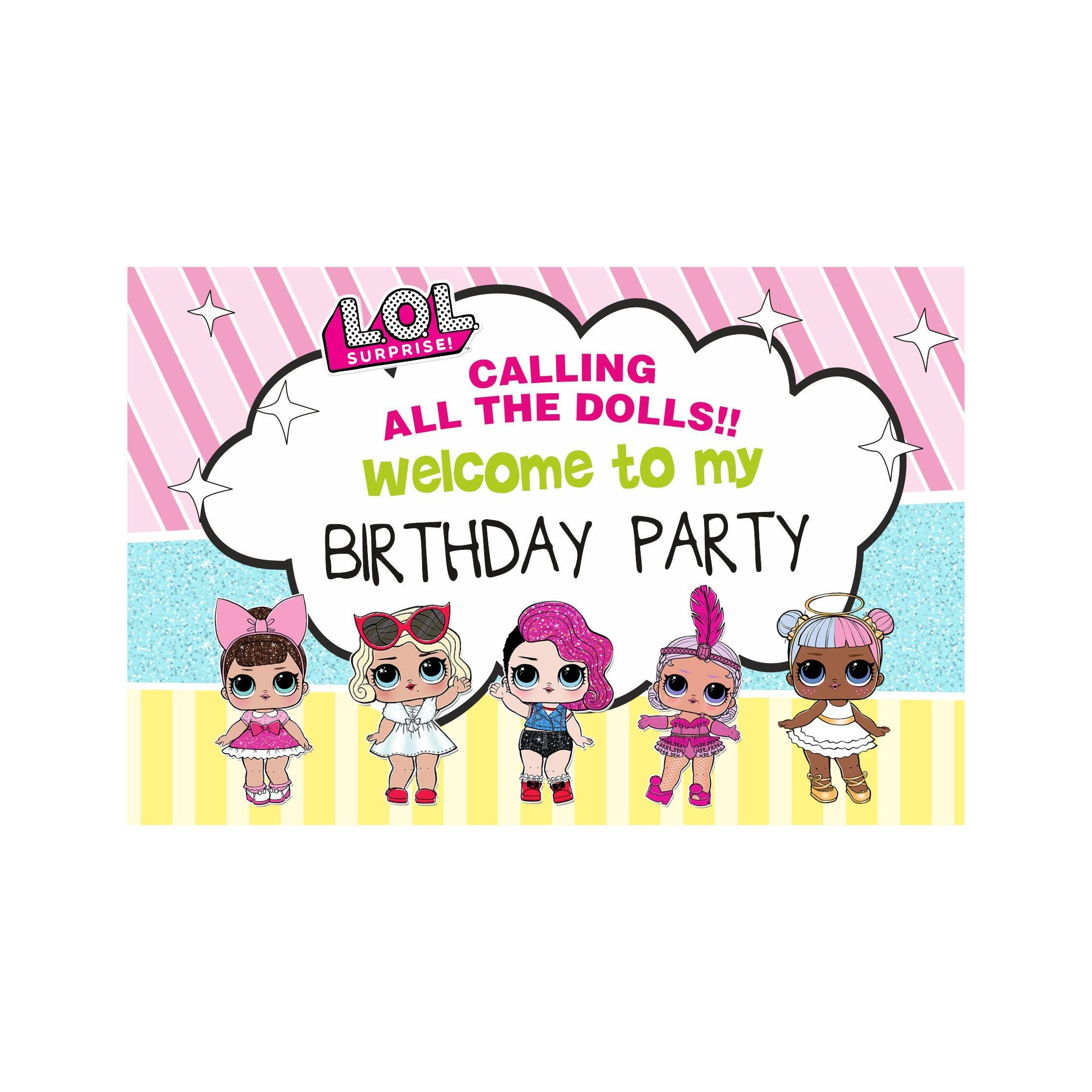 LOL Surprise Party Decorations Package - 70 pieces Combo BIRTHDAYS Pretty UR Party