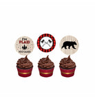 Lumberjack Theme Cupcake / Food Toppers THEME PARTIES Pretty UR Party