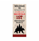 Lumberjack Theme Door Banner THEME PARTIES Pretty UR Party