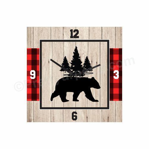 Personalized Lumberjack Clock RETURN GIFTS Pretty UR Party