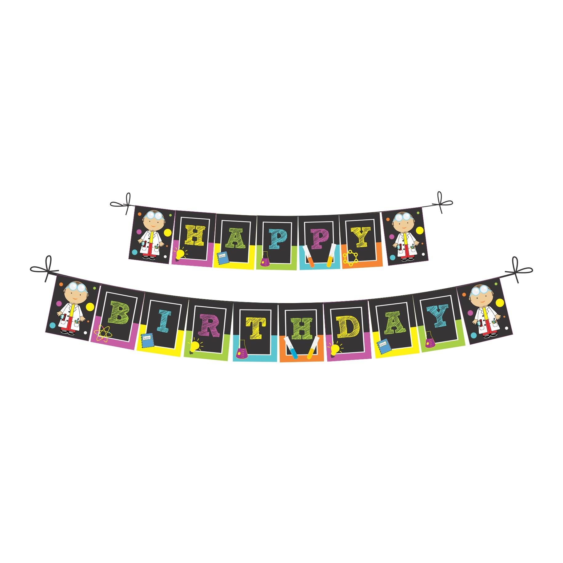 Mad Scientist Bunting THEME PARTIES Pretty UR Party