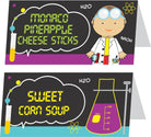 Mad Scientist Theme Food Labels / Buffet Table Cards THEME PARTIES Pretty UR Party