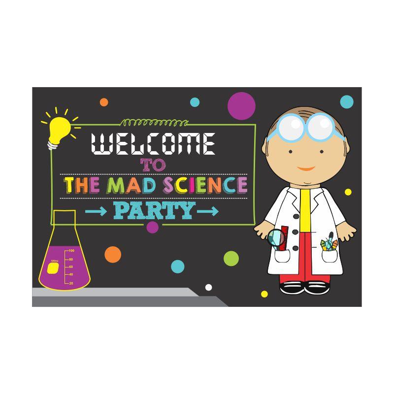 Mad Scientist Party Decorations Kit - 80 pieces combo pack BIRTHDAYS Pretty UR Party
