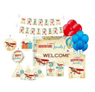 Travel Party Decorations Kit - 80 Pieces Combo Pack BIRTHDAYS Pretty UR Party
