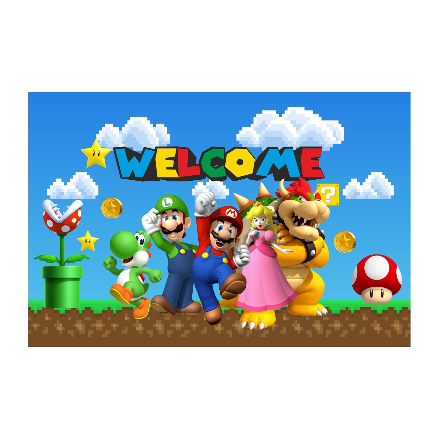Super Mario Bros theme Party Decorations Kit - 80 Pieces combo pack PACKAGES Pretty UR Party