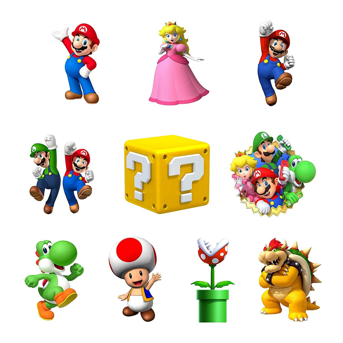 Super Mario Bros Theme Cutouts Pretty Ur Party