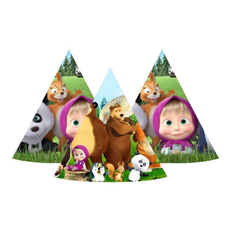Masha and The Bear Decorations Package - 80 pieces BIRTHDAYS Pretty UR Party