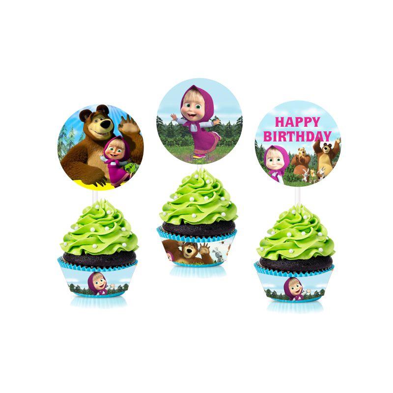 Masha and The Bear Tableware Package BIRTHDAYS Pretty UR Party