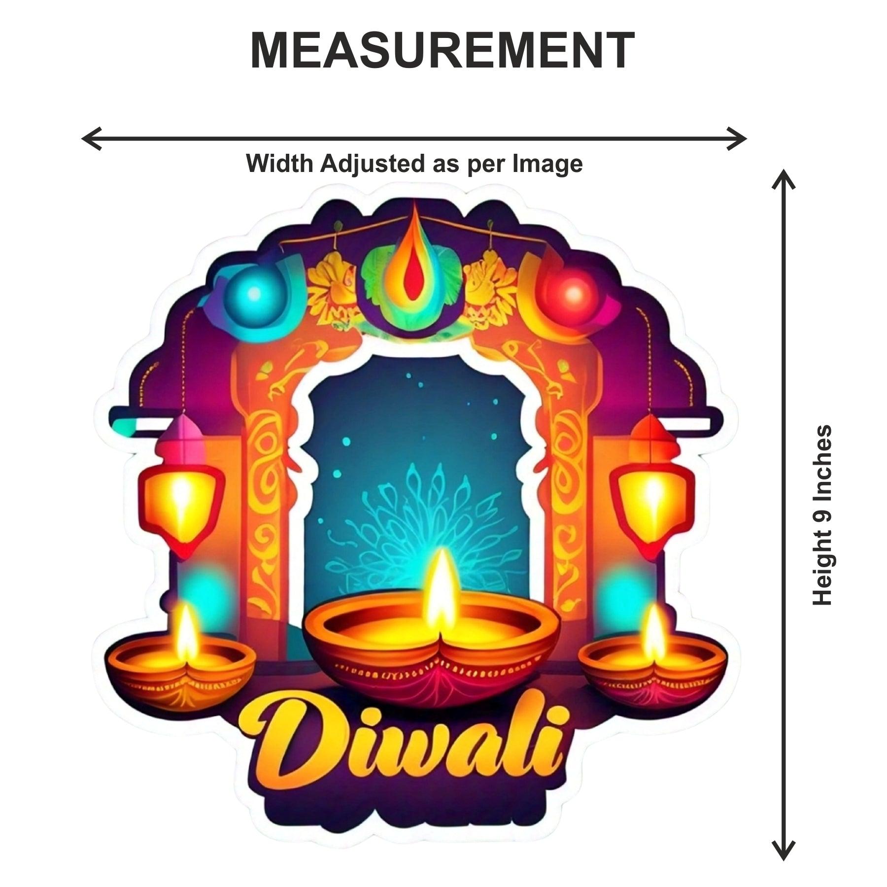 Diwali Hanging Danglers  - Pack of 8 DECORATIONS PRETTY UR PARTY