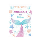 Mermaid Welcome Board THEME PARTIES Pretty UR Party