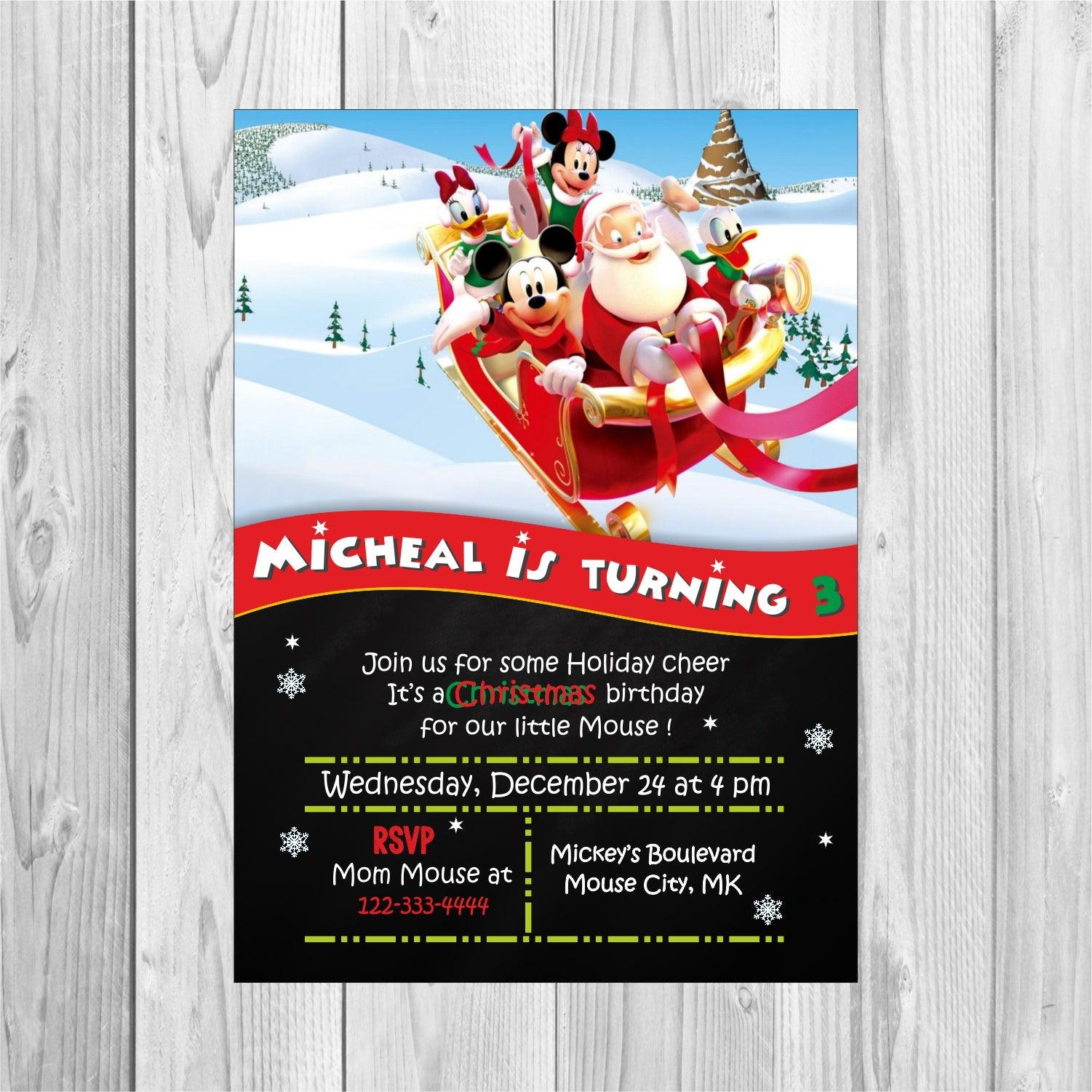 Christmas MM Invitations ALL PARTY SUPPLIES Pretty UR Party