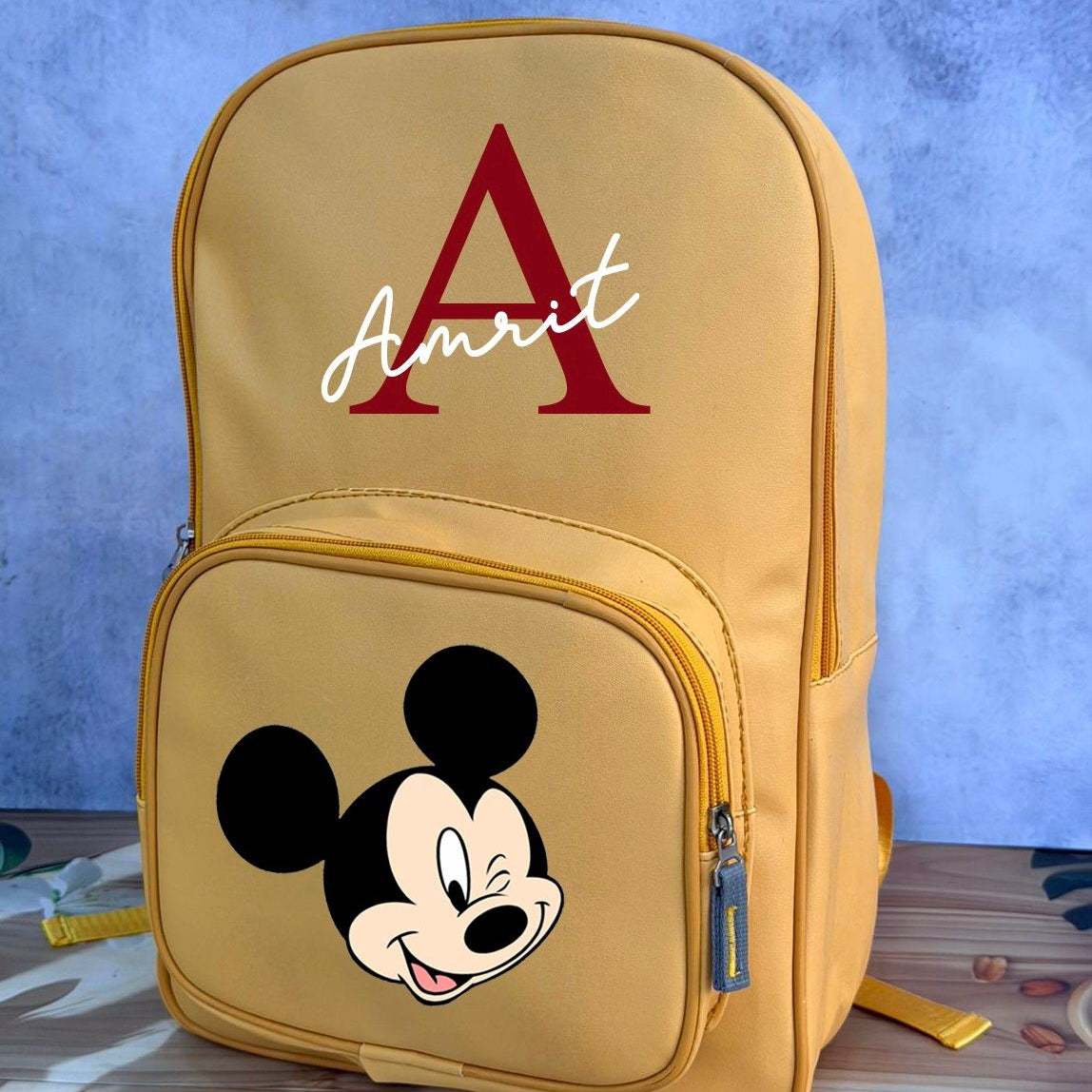Personalised Backpack with Initial and Name Personalised Backpack with Initial and Name