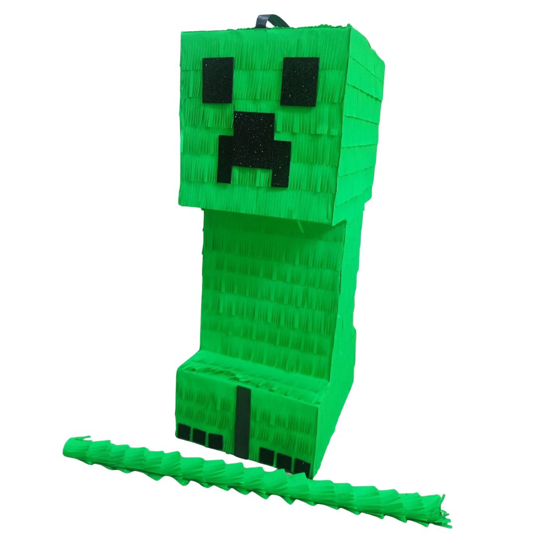 Handcrafted Minecraft Creeper Pinata Handcrafted Minecraft Creeper Pinata