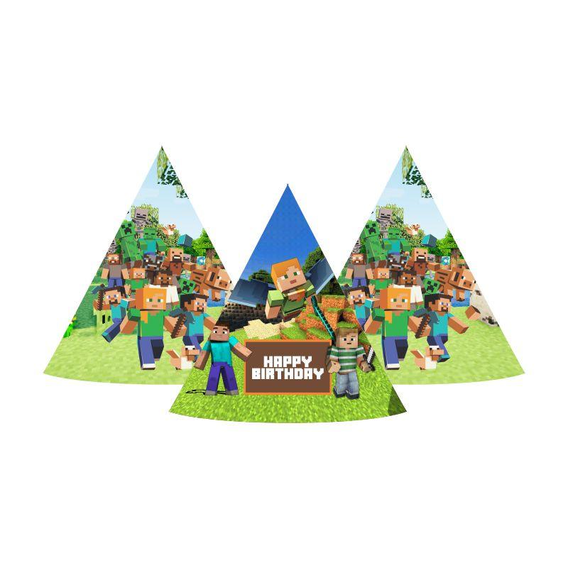 Minecraft Party Decorations Kit - 80 pieces Combo Pack BIRTHDAYS Pretty UR Party