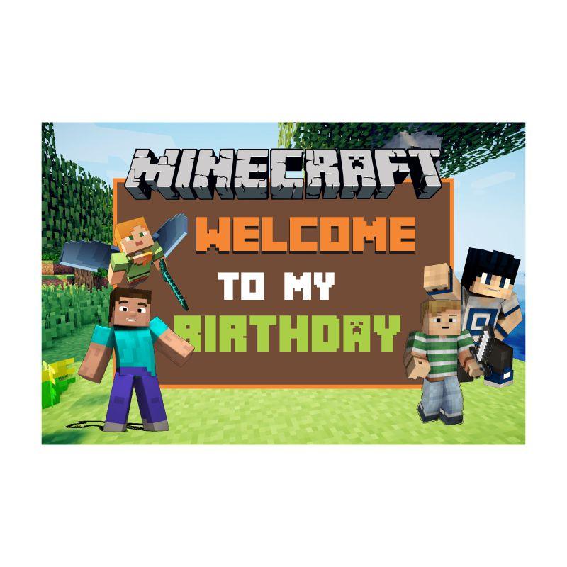 Minecraft Party Decorations Kit - 80 pieces Combo Pack BIRTHDAYS Pretty UR Party