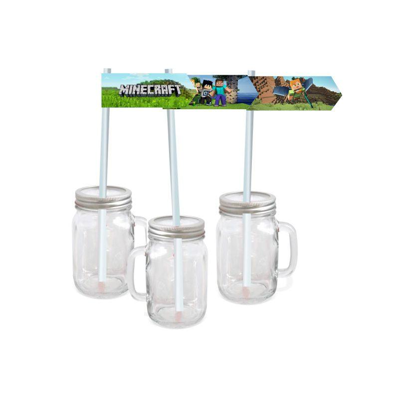 Minecraft Tableware Package - 67 pieces BIRTHDAYS Pretty UR Party