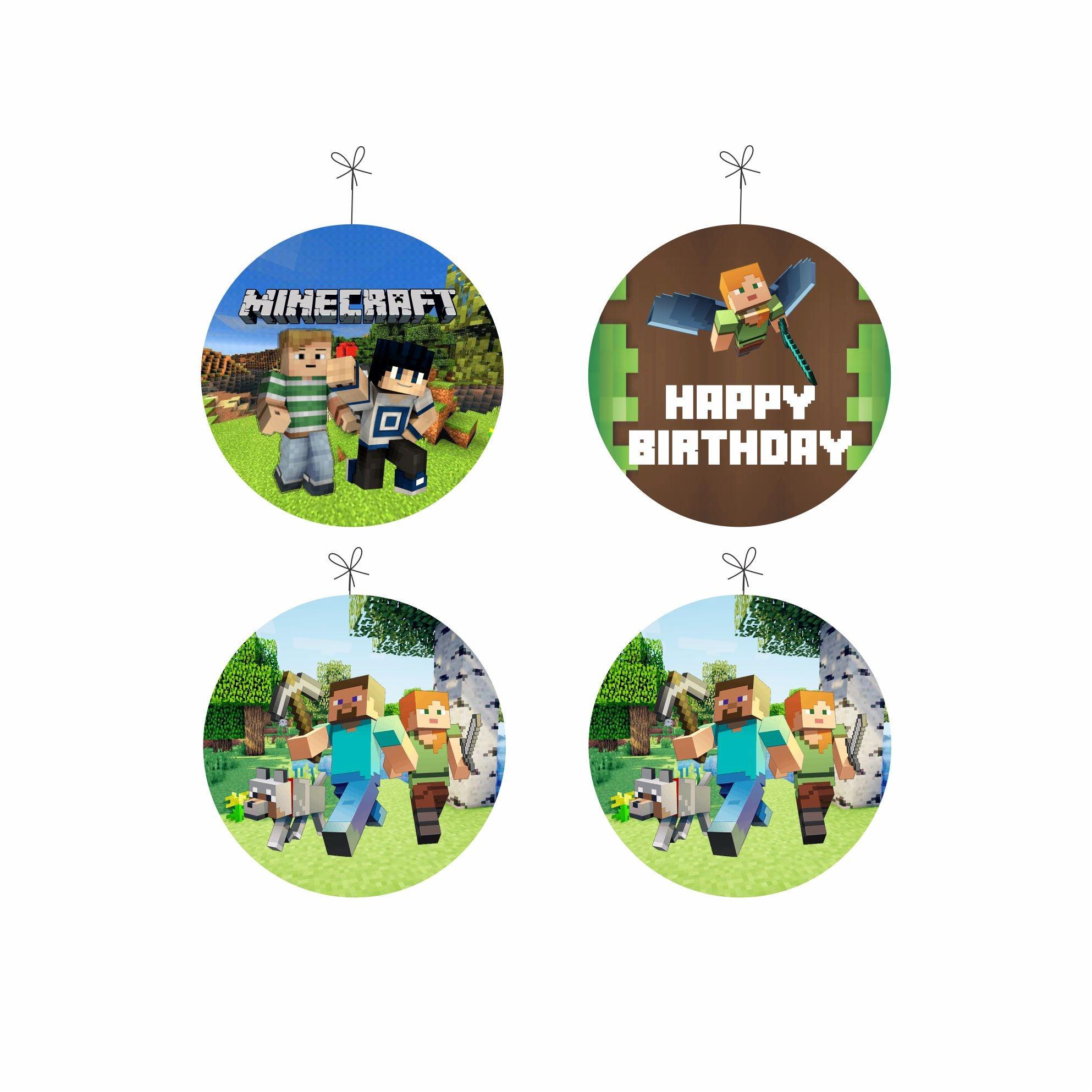 Minecraft Theme Danglers THEME PARTIES Pretty UR Party