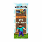Minecraft Theme Door Banner THEME PARTIES Pretty UR Party